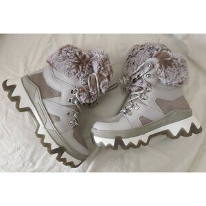 NWT COUGAR WARRIOR Leather Waterproof Sneaker Boot Primaloft Ice / Mushroom - 7